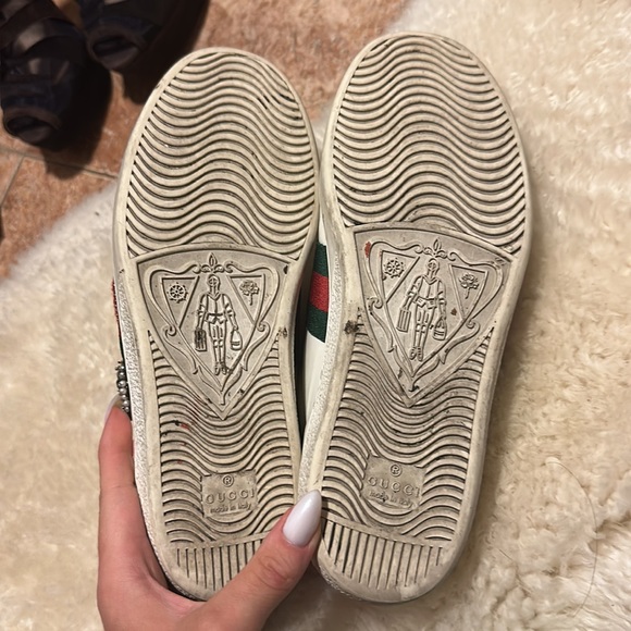 Gucci rhinestone sneakers size 37 - Picture 6 of 9